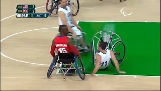 Wheelchair Basketball Ankle Breaker Compilation [upl. by Laresa]