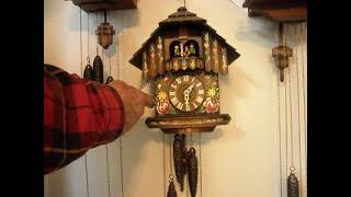 Musical Chalet 1 day cuckoo clock [upl. by Giles]