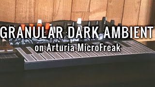 GRANULAR DARK AMBIENT  MicroFreak [upl. by Gunthar]