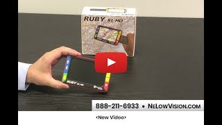 Intro to RUBY XL HD Portable Video Magnifier [upl. by Buehrer]