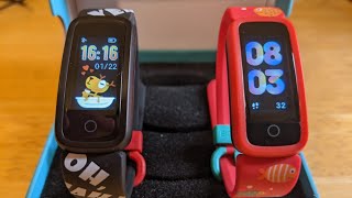 BIGGERFIVE Vigor kids Fitness Tracker  Unboxing Setup amp Review [upl. by Oregolac]