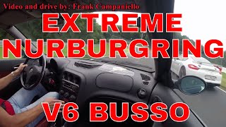 Alfa Romeo 156 V6 Nurburgring lap AMAZING drive lovely Busso V6 sound [upl. by Naillimxam]