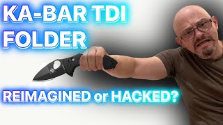 5 easy mods to KABAR TDI Flipper Folder Review assessment disassembly and DIY performance mods [upl. by Ynaffyt]