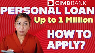 CIMB Personal Loan Paano Mag Apply Mahirap bang Maapprove [upl. by Murial]