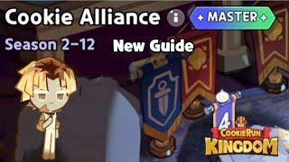 Cookie Alliance Season 212 Master Mode New Guide  Cookie Run Kingdom [upl. by Avie]