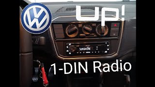 VW Up Facelift Radio Umbau auf 1Din [upl. by Oakes989]