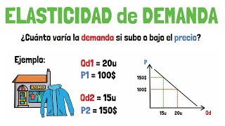 Elasticidad Precio de la Demanda  Explicado para principiantes [upl. by Adnael]