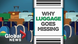 Lost luggage What happens to your baggage after checkin [upl. by Wendell]