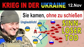 12NOVEMBER Russen verlieren 120 Mann in 1 Minute weil sie auf Artilleriefeuer verzichten [upl. by Berlinda284]