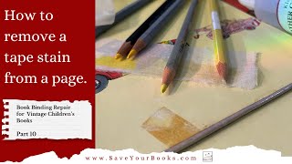 Book Binding Repair for Vintage Childrens Books Part 10 Save Your Books [upl. by Shiri770]