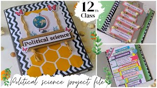 Class 12th Political science project  Project file class 12th  Topic globalisation  Mahima crafts [upl. by Suzanne]