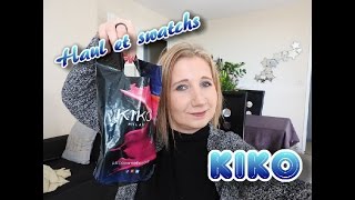 Haul et Swatchs KIKO [upl. by Hugues]