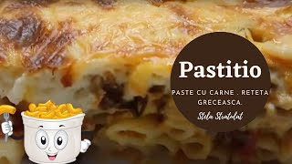 Pastitio reteta greceascaPaste cu carne tocata [upl. by Urbanna817]