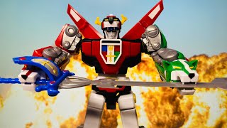 Part 7 Review of Moderoid Good Smile Company Model Kit Series Voltron Lion Force  Golion [upl. by Eednar]