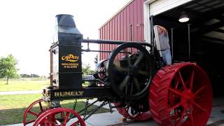 1912 1530 F Rumely Oilpull Tractor Startup [upl. by Yffub877]