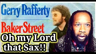 GERRY RAFFERTY BAKER STREET REACTION  Greatest sax riff ever [upl. by Nahtnanhoj]