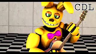 SFM FNAF spring bonnie vs springtrap Better than You [upl. by Aicnarf486]