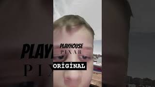 playhouse pixar original logo opening closing in 3d [upl. by Inaffets]