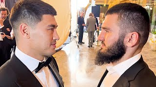 Dmitry Bivol PULLS UP on Artur Beterbiev  INTENSE FACE ENSUES as Beterbiev DISSES Bivol [upl. by Avi]