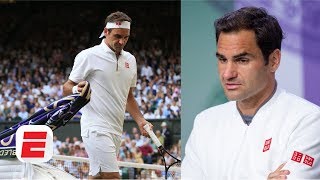 Roger Federer laments missed match points vs Novak Djokovic  2019 Wimbledon Press Conference [upl. by Rammaj866]