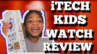 review ITech Jr Smartwatch ReviewUnboxing [upl. by Yliah]