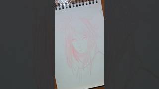 Konan quick sketch trending drawing animedrawing anime animeart art konan naruto shorts [upl. by Llednew]