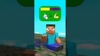 minecraft steve herobrine monsterschool minecraftanimation minecraftmemes animationmemes [upl. by Ailahtan]