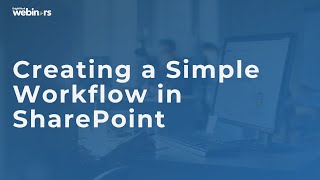 Creating a Simple Workflow in SharePoint [upl. by Aillil]