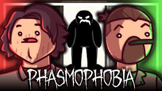 Jacksepticeye and Markiplier’s Phasmophobia Adventures Jacksepticeye AnimatedMarkiplier Animated [upl. by Yarased]