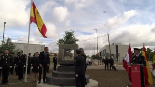 Puertollano ya tiene un monumento a la Policía Nacional [upl. by Allix]