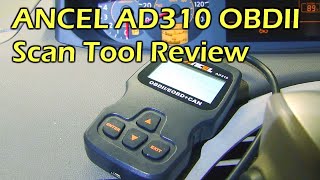 ANCEL AD310 OBDII Diagnostic Scan Tool Code Reader [upl. by Alley964]