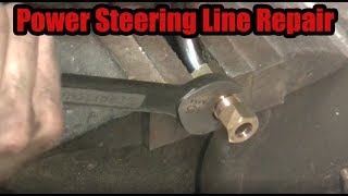 Repairing a Leaking Power Steering Line [upl. by Farika]