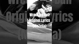 Wrecking Ball original lyrics cover mozella mileycyrus wreckingball ukulele music [upl. by Wiley]