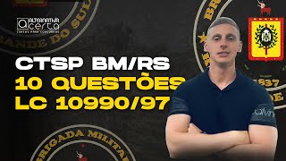 CTSP BM RS 2023  10 Questões  LC 10990 [upl. by Beryle807]