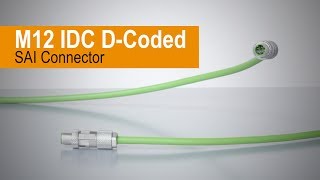 Handling  SAI Connector M12 IDC Dcoded [upl. by Akinorev595]