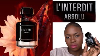 NEW LInterdit Absolu fragrance review fragrancereview GivenchyBeauty [upl. by Pierrepont]