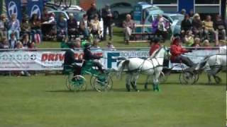 Chris Orchard Scurry Driving at the South of England Show [upl. by Binni]