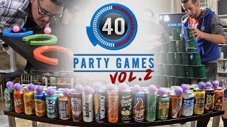 The 40 Greatest Party Games Minute to Win It Games amp MorePart 2 [upl. by Nylkoorb]