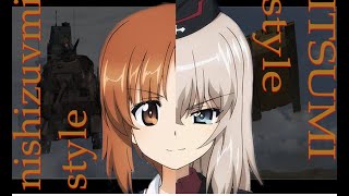 MIHO VS ERIKA STYLE 1 0 [upl. by Nodnol151]