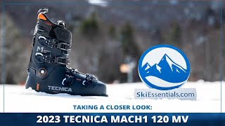 2023 Tecnica Mach1 120 MV Ski Boots Short Review with SkiEssentialscom [upl. by Cown]