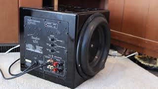 12quot Sunfire True Subwoofer  Earthquake Sound Hybrid In Action [upl. by Noraf]