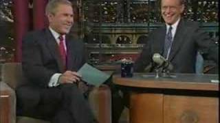 George W Bush  Letterman Top 10  2000 [upl. by Ithsav94]