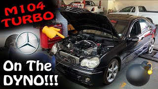 Mercedes 32L M104 TURBO Hits The DYNO Finally  Will it GO💨or Will It BLOW💥 [upl. by Sara-Ann]