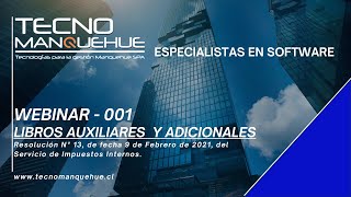 Webinar de Libros Auxiliares y la Resolución Exenta N°13 año 2021 del SII [upl. by Diskin]