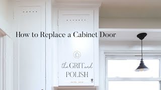 How to Replace a Cabinet Door [upl. by Natanhoj]