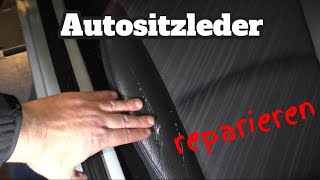 Autositzleder reparieren [upl. by Naujahs116]