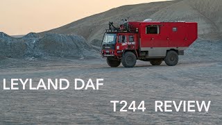 Leyland Daf T244 4x4 ex military truck review Overlanders guide [upl. by Bael]