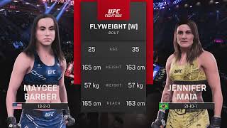 Maycee Barber vs Jennifer Maia  UFC 5 Full Fight [upl. by Cornia]