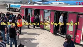 How to get to Sorrento from Naples Airport [upl. by Nolrah]