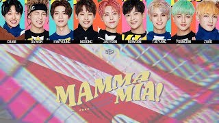 SF9  MAMMA MIA MV  Lyrics Color Coded HanRomEng [upl. by Whitcomb]